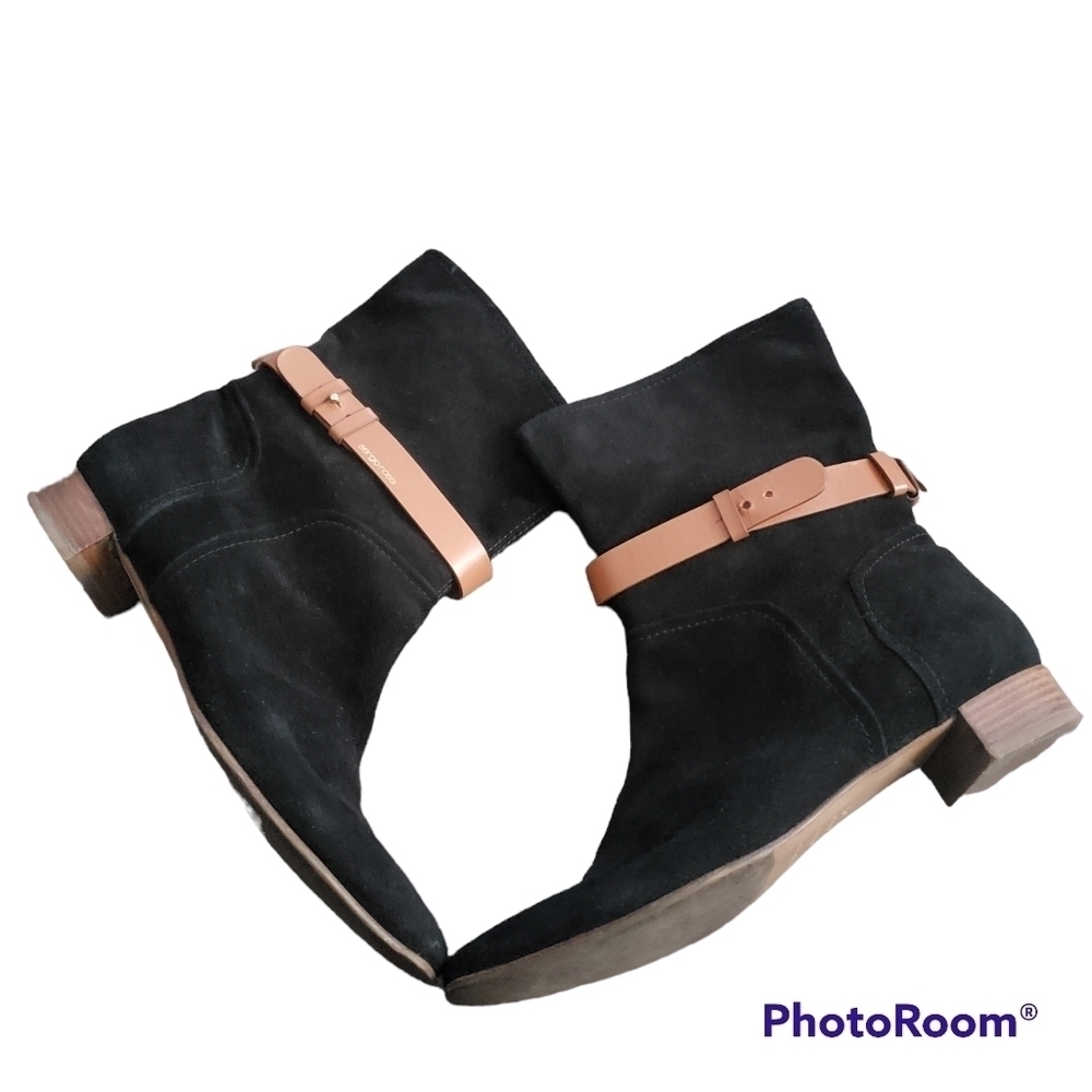 HP. Sergio Rossi Suede Leather Boots